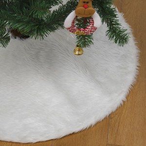Faux Fur Christmas Tree Skirt